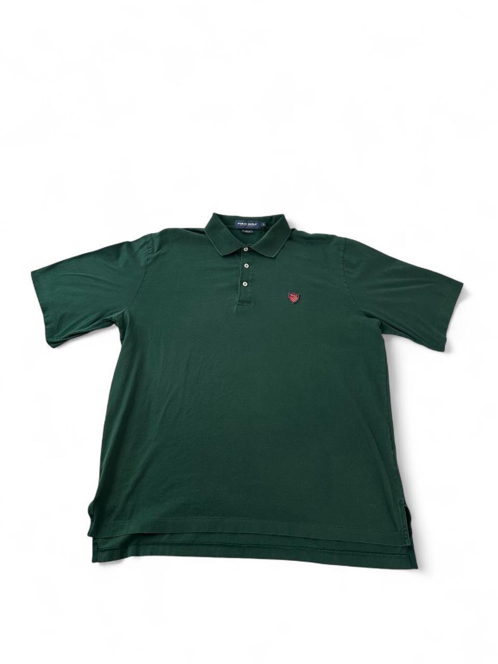 Men large Vintage Polo Ralph Lauren green polo shirt